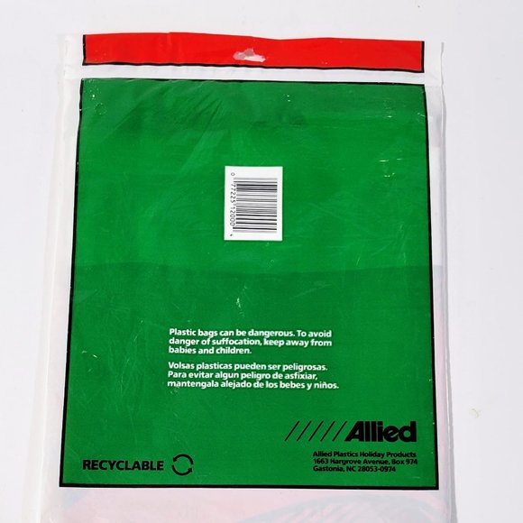 Vintage 1990 Allied Christmas Door Cover Santa 30" x 72" NEW Sealed Item #C120 - Picture 2 of 2